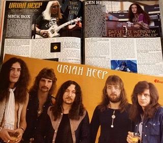 URIAH-HEEP-POSTER UND HENSLEY-ERINNERUNG