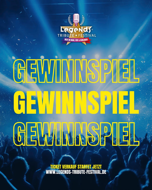 GOODTIMES VERLOST 1x2 TICKETS FÜR TRIBUT-FESTIVAL AM 25. OKTOBER