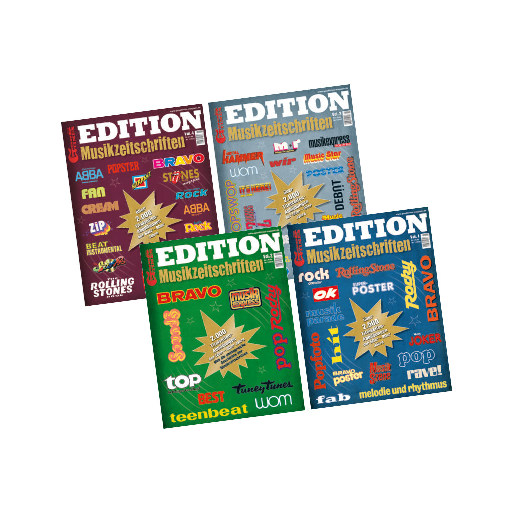 Musikzeitschriften Paket = 4 Hefte