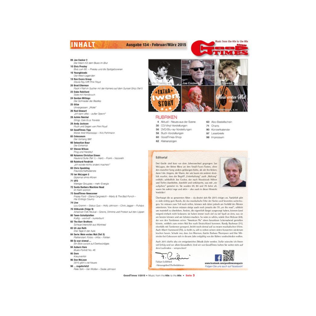 GoodTimes 2015-01 GoodTimes Heft GoodTimes