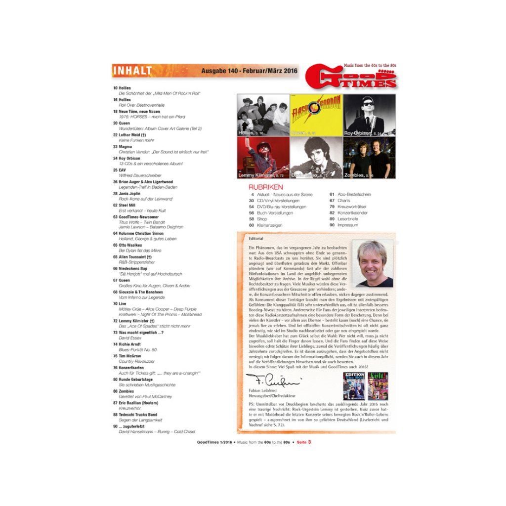 GoodTimes 2016-01 GoodTimes Heft GoodTimes