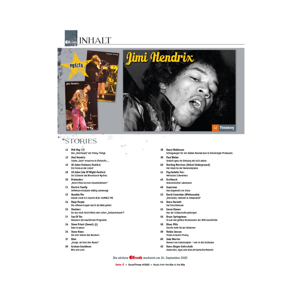 GoodTimes 2020-04 GoodTimes Heft GoodTimes Magazin