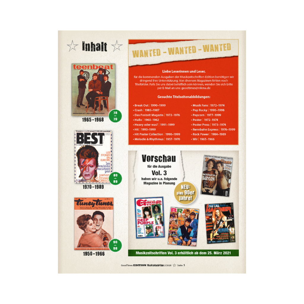 Musikzeitschriften Vol. 2