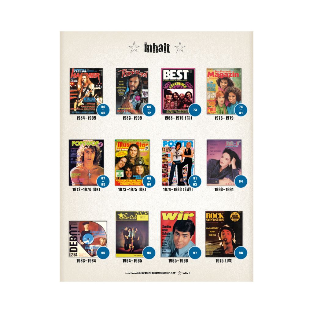 Musikzeitschriften Vol. 3 GoodTimes Heft GoodTimes