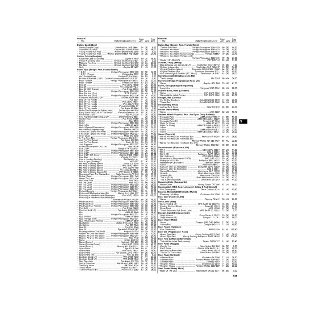 Rock&Pop LP/CD Preiskatalog 2014 Preiskatalog GoodTimes