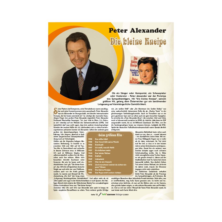 kult! Edition # 6 - Die 100 größten Schlagerstars der 70er Jahre kult! Sonderheft GoodTimes