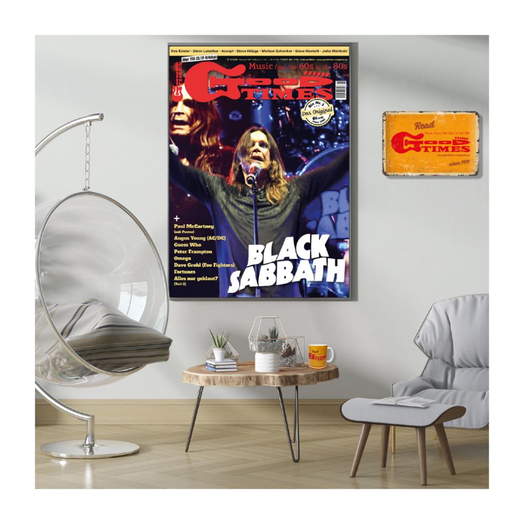 Ozzy Osbourne-Riesenposter - DIN A1 (GoodTimes-Titelseite 1-2021) Poster GoodTimes