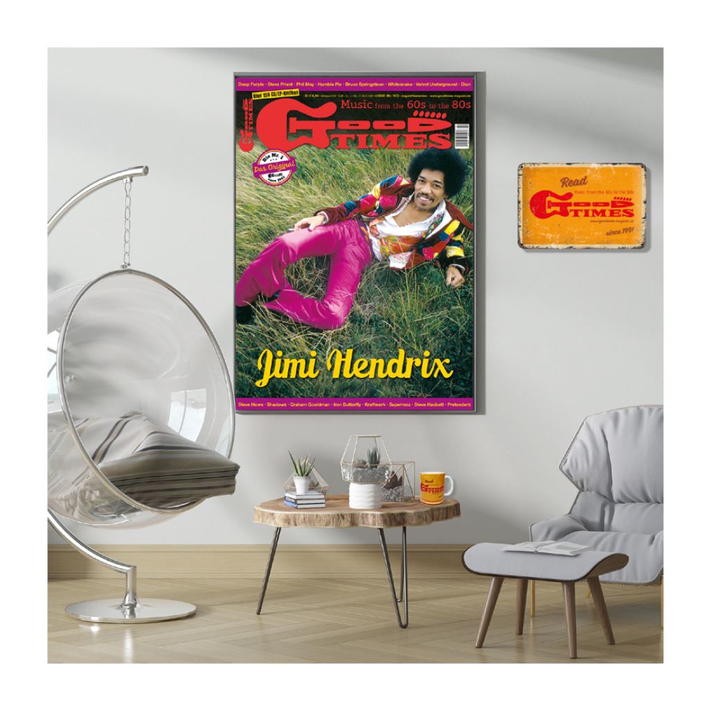Jimi Hendrix-Riesenposter - DINA1 (GoodTimes-Titelseite 4-2020) Poster GoodTimes