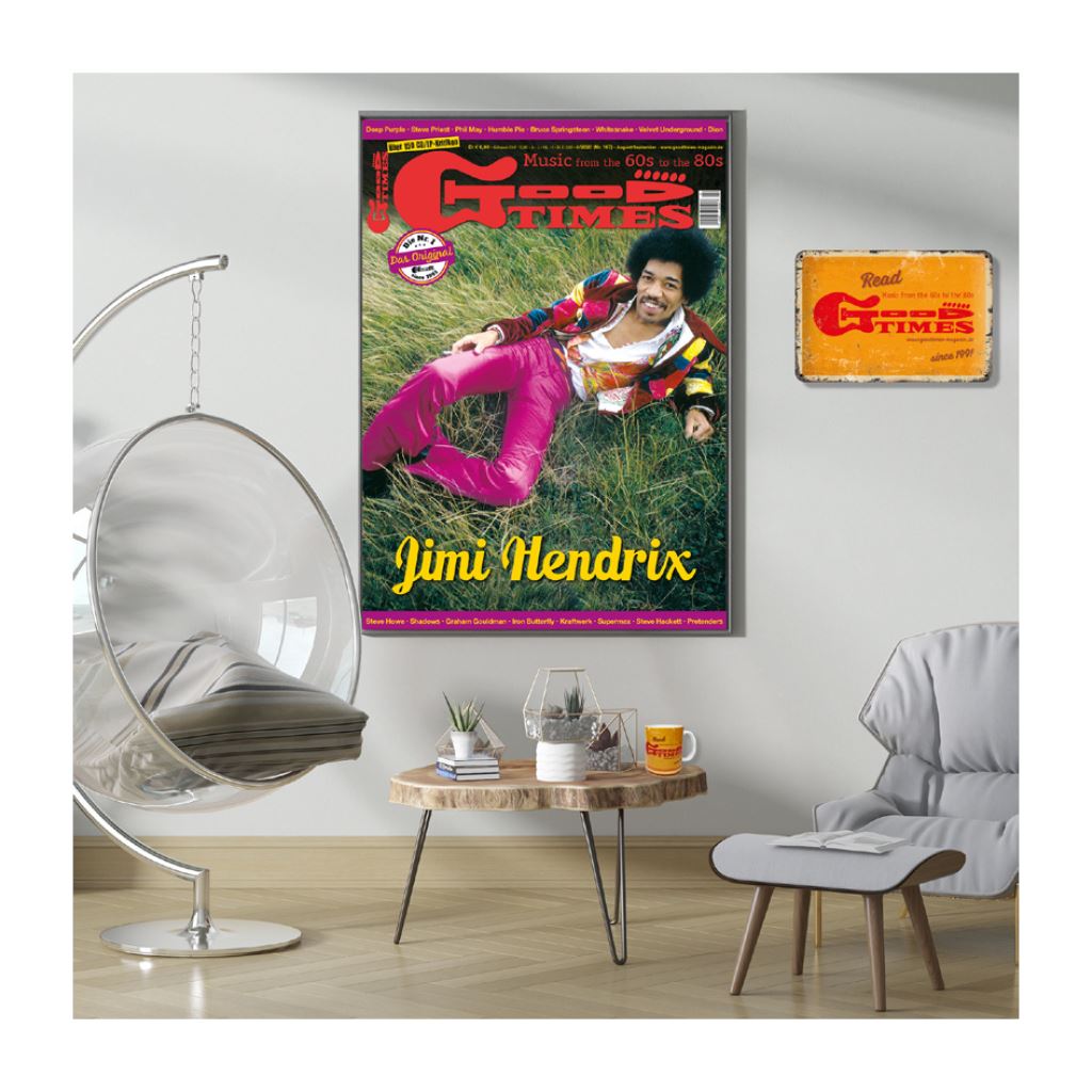 Jimi Hendrix-Riesenposter - DINA1 (GoodTimes-Titelseite 4-2020) Poster GoodTimes 