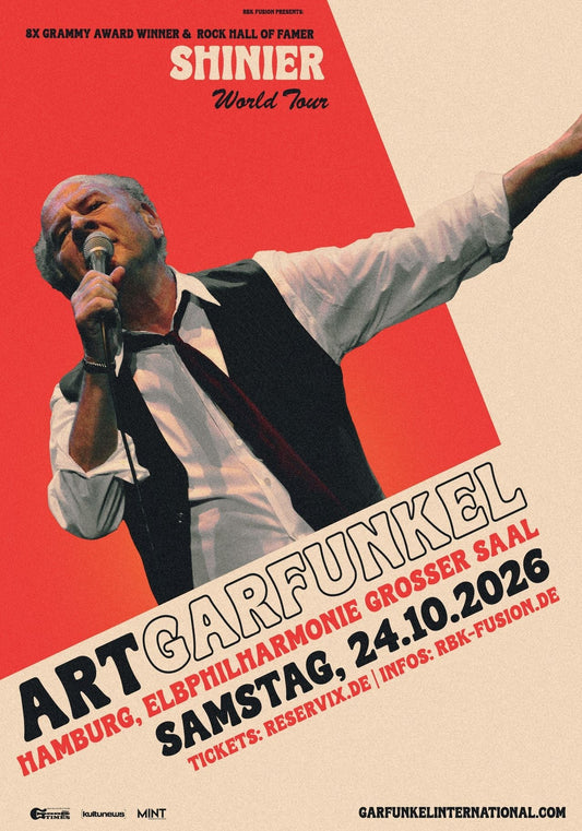 ART GARFUNKEL KÜNDIGT EXKLUSIVE DEUTSCHLAND-SHOW AM 24. OKTOBER IN DER HAMBURGER ELBPHILHARMONIE AN