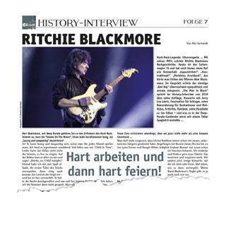 HARDROCK, SPAGHETTI UND HALL OF FAME: HISTORISCHES INTERVIEW MIT RITCHIE BLACKMOREI