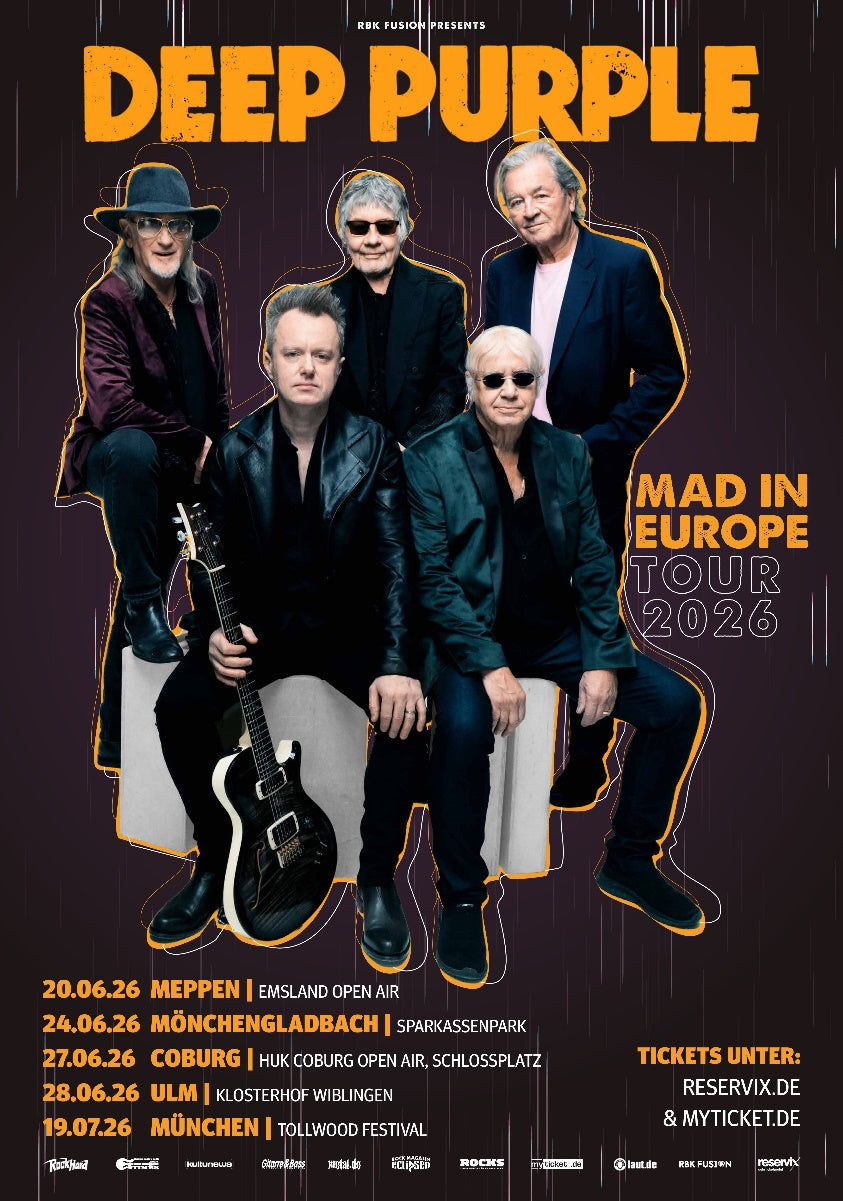 „MAD IN EUROPE“: DEEP PURPLE GEHEN AUF DEUTSCHLAND-TOURNEE