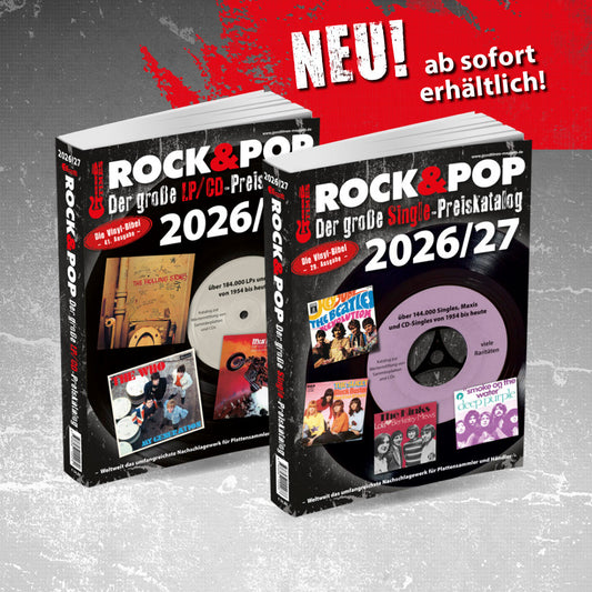 DIE NEUEN ROCK&POP-PREISKATALOGE FÜR LPs UND SINGLES SIND DA