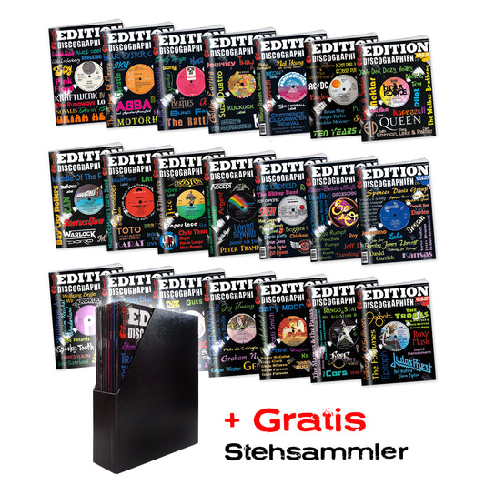 Spezial Angebot - Edition Discographien Paket 1 = 21 Hefte + Gratis Ordner