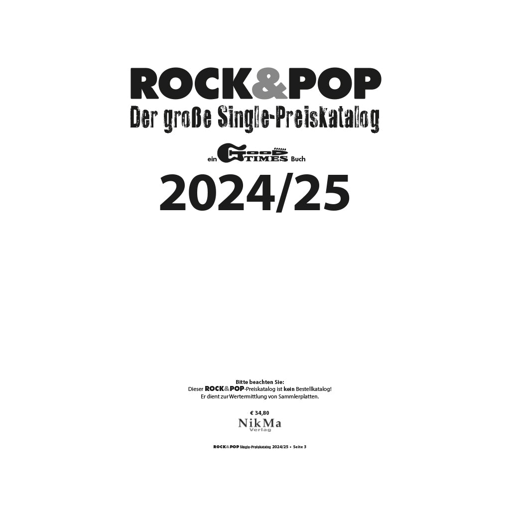 Rock&Pop Single-Preiskatalog 2024/25