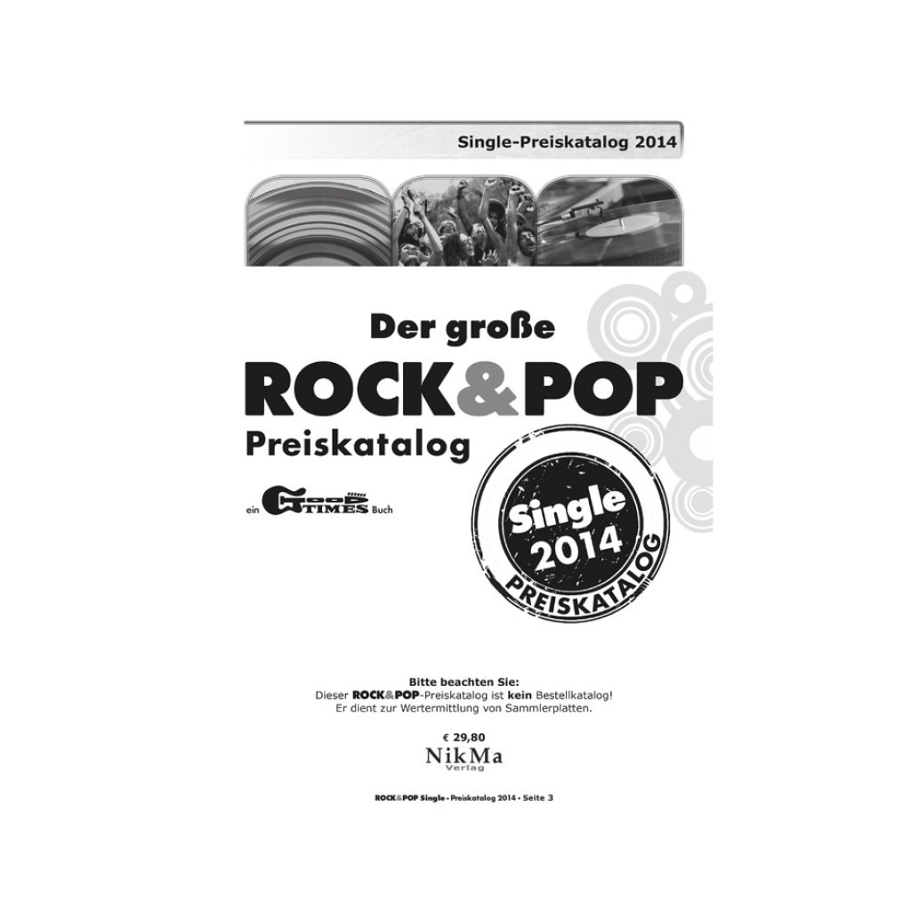 Rock&Pop Single Preiskatalog 2014 Preiskatalog GoodTimes 