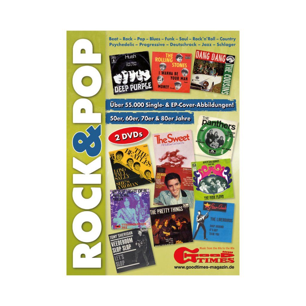 Rock&Pop Single-Cover Doppel-DVD Preiskatalog GoodTimes 